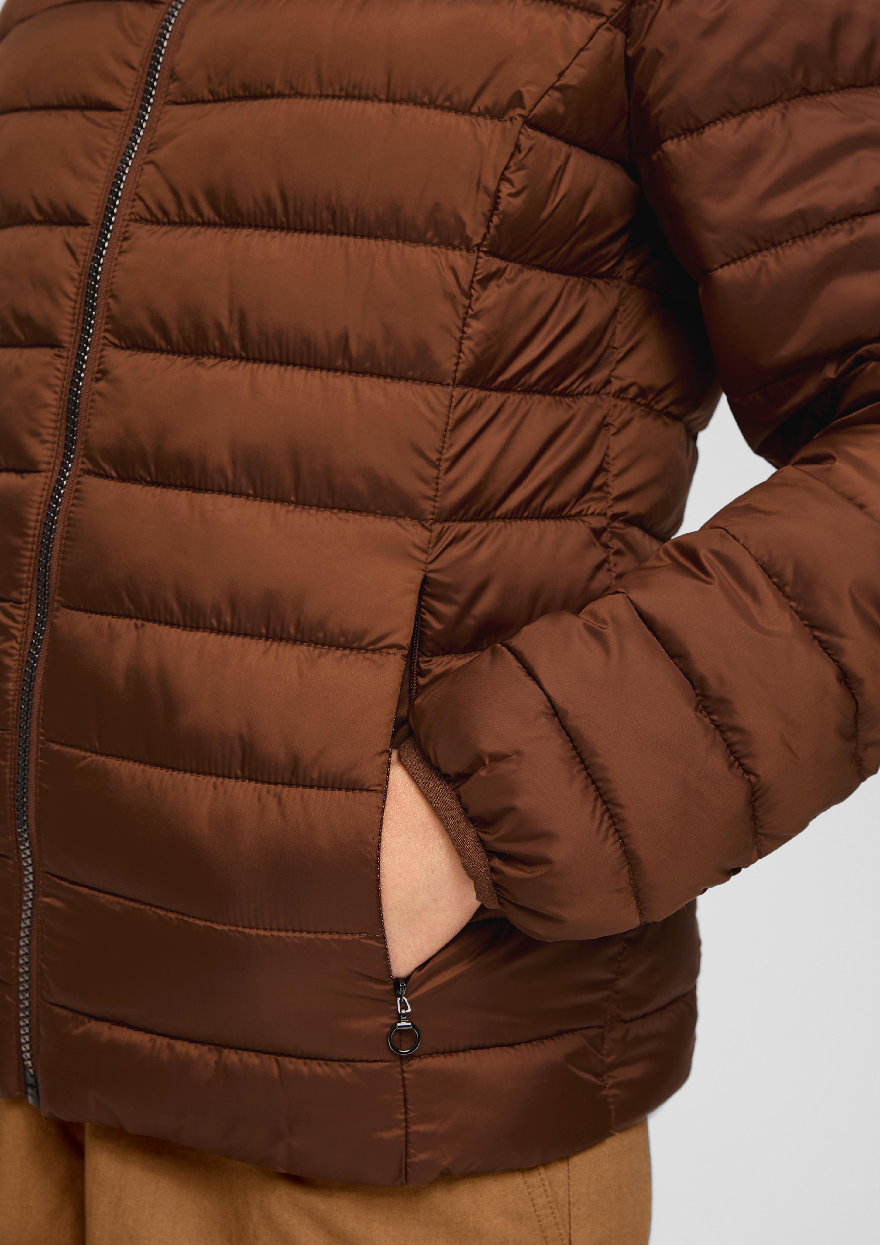 Steppjacke mit Reißverschlusstaschen  2135777-8760