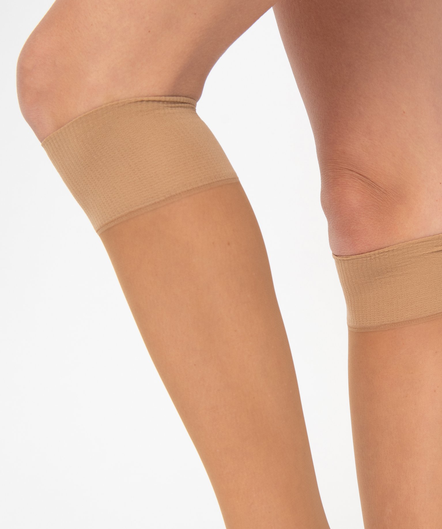 Mi-bas femme transparent Beauty Resist (lot de 3) beige clair | GEMO