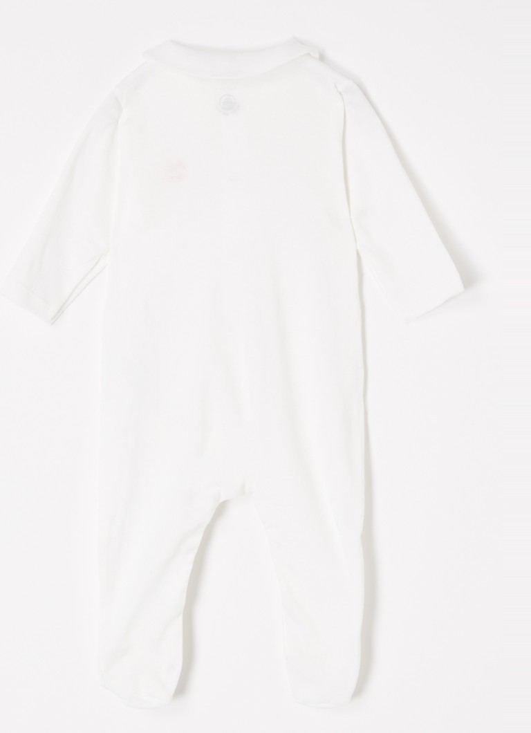Petit Bateau bērnu kombinezons ar apkakli un izšuvumu