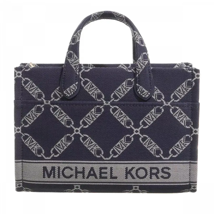 Michael Kors - Michael Kors Shoulder Bags Canvas Dark Blue - blau
