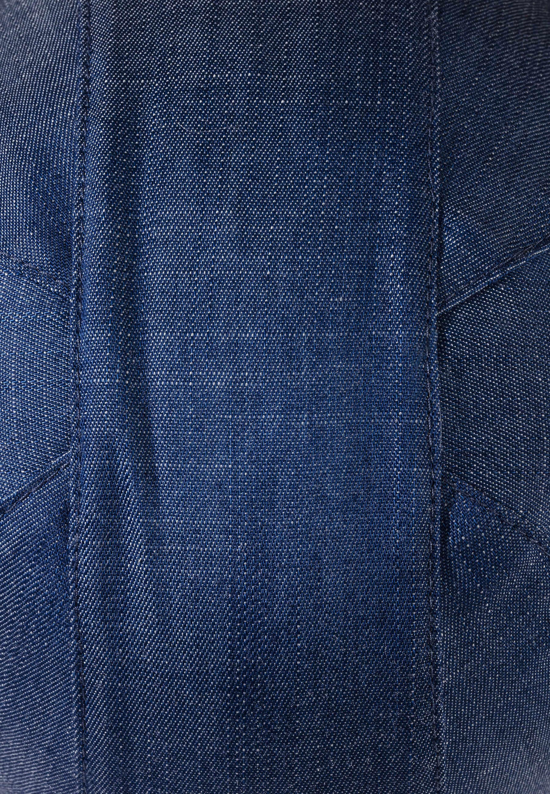 Schirmmütze mit Nackenschutz aus leichtem Jeansstoff