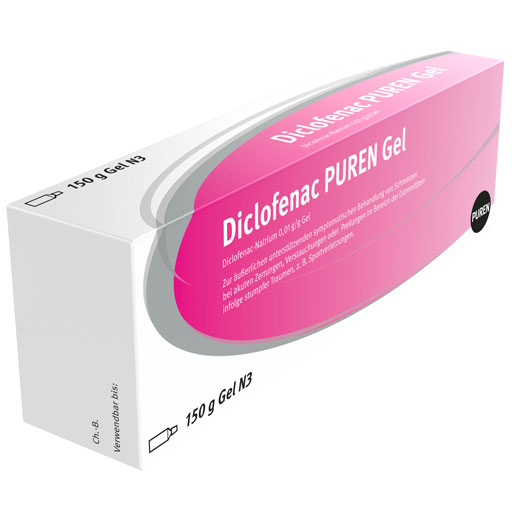 DICLOFENAC PUREN Gel  150 g  Gel