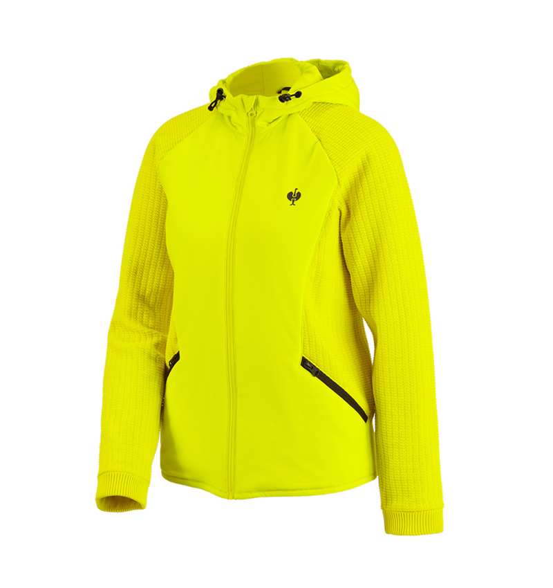 Hybrid Kapuzenstrickjacke e.s.trail, Damen