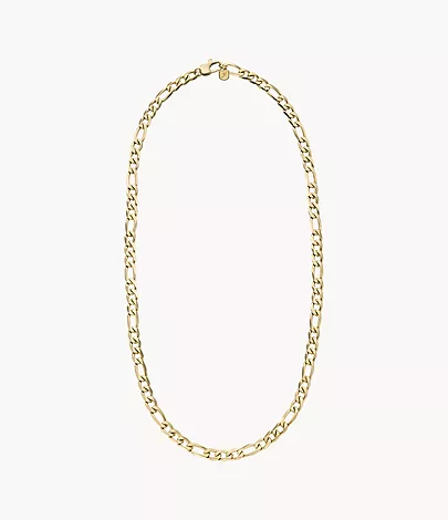 Fossil Kette Figaro Ellis Core Chains Edelstahl goldfarben