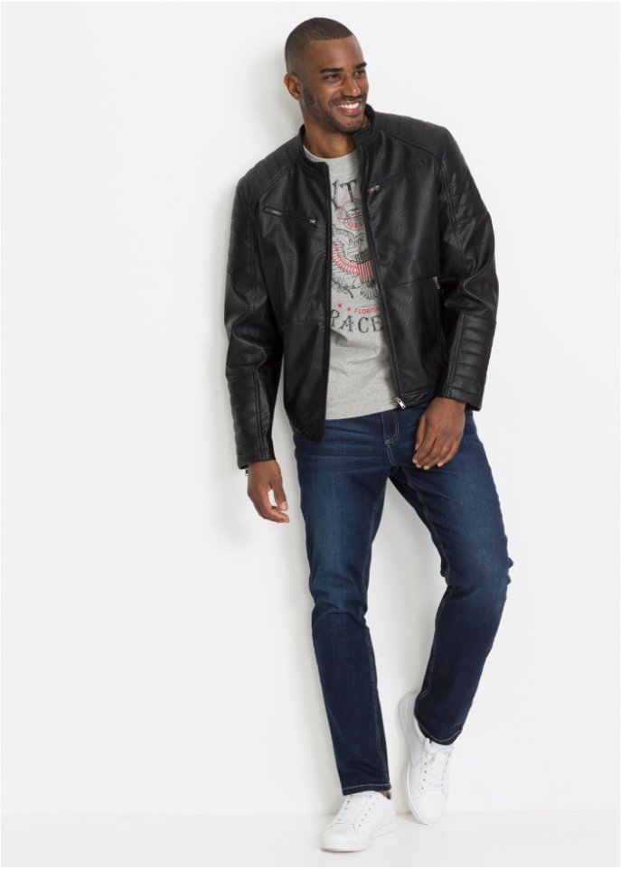 Regular Fit Stretch-Jeans, Tapered