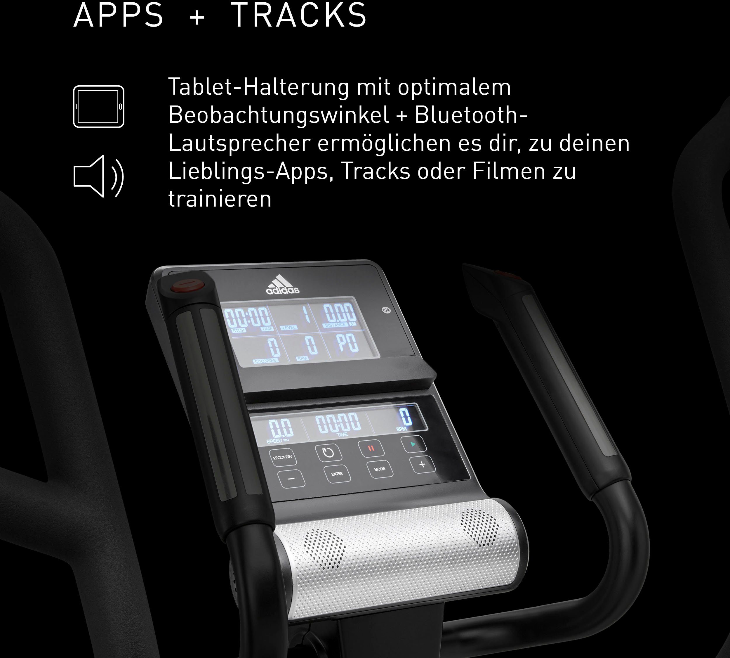 adidas Performance Crosstrainer-Ergometer X-21FD, mit LED-Beleuchtung