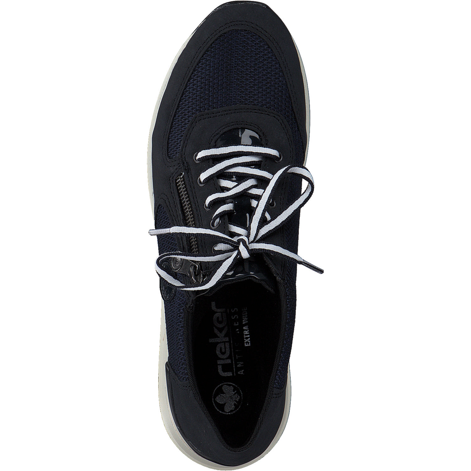 Rieker N1411, Schnürschuhe, Damen, Blau