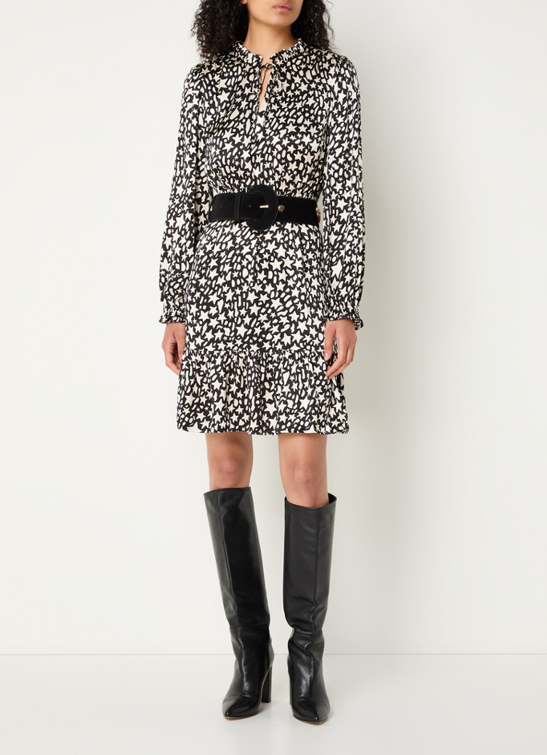 Robe tunique courte Dorothy de Fabienne Chapot, imprimée et à col nœud.