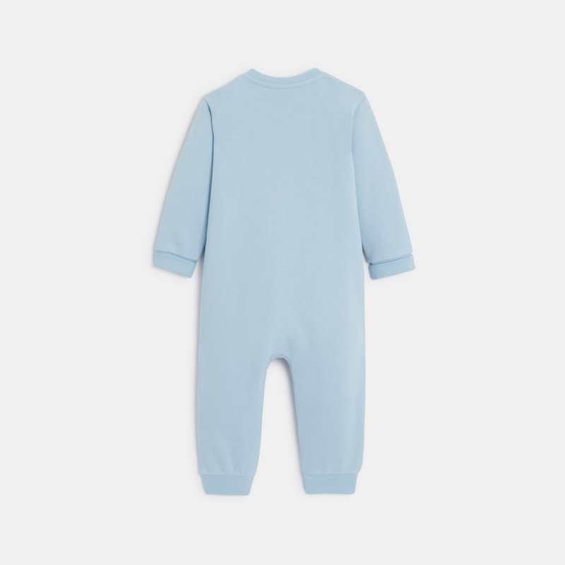 Combinaison bébé bleue à motifs Catimini