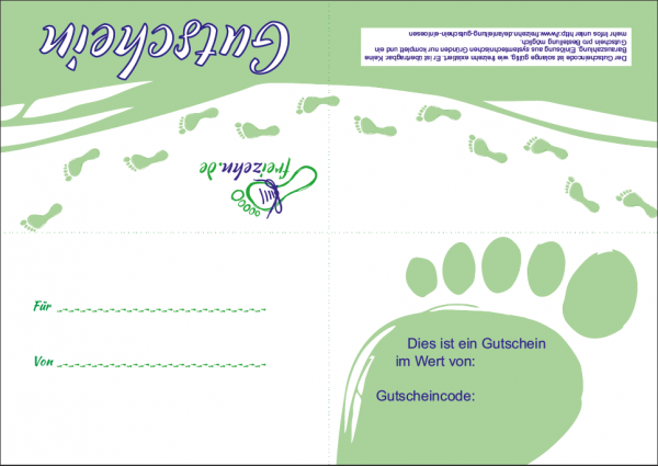 freizehn ~ Geschenk-Gutschein