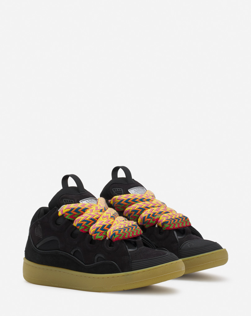 SNEAKERS CURB EN CUIR