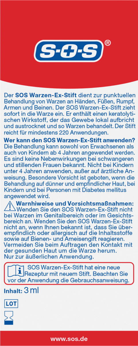 Warzen Entferner Stift, Warzen-Ex, 1 St