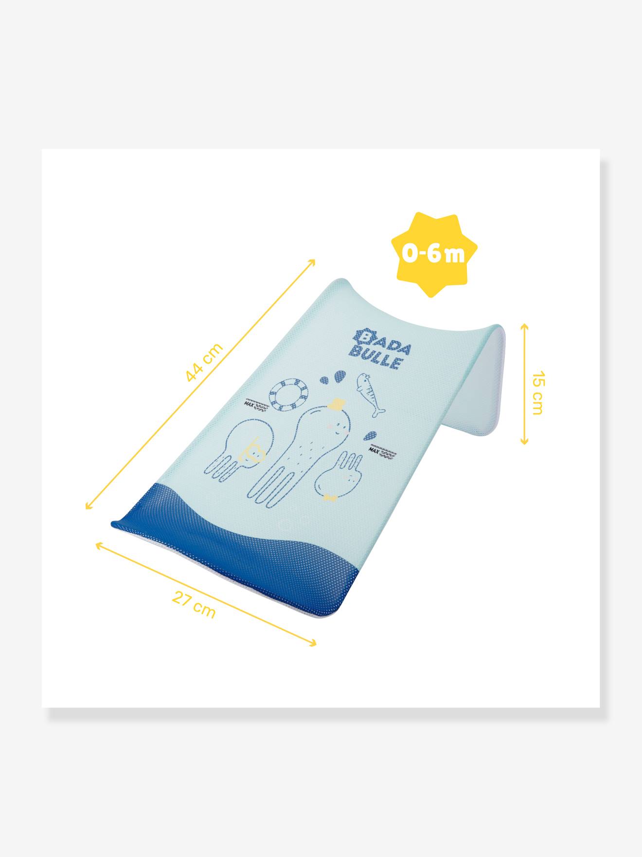 Transat de bain ergo ludique BADABULLE bleu blanc