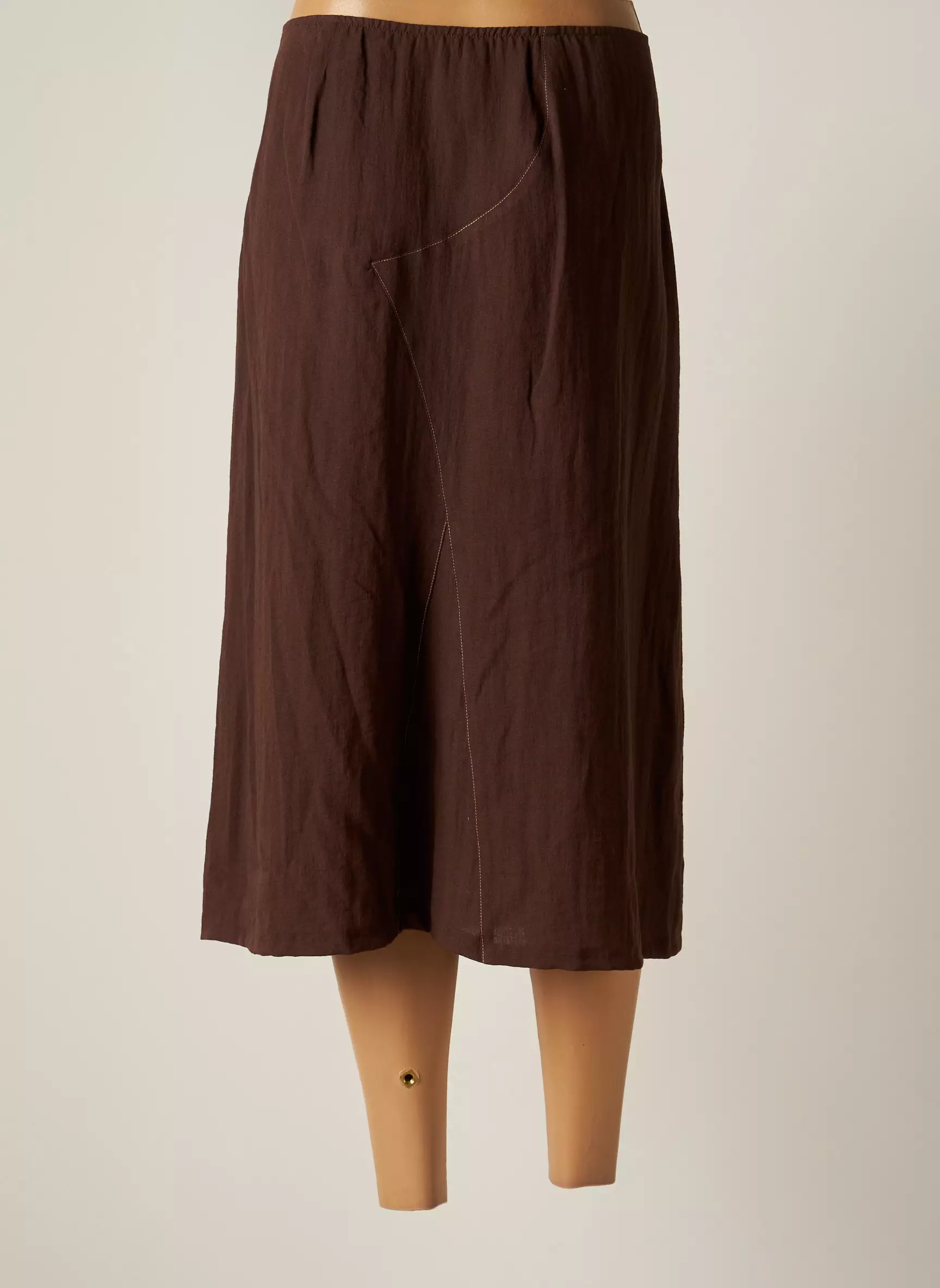 Jean Delfin Jupes Mi Longues Femme couleur marron