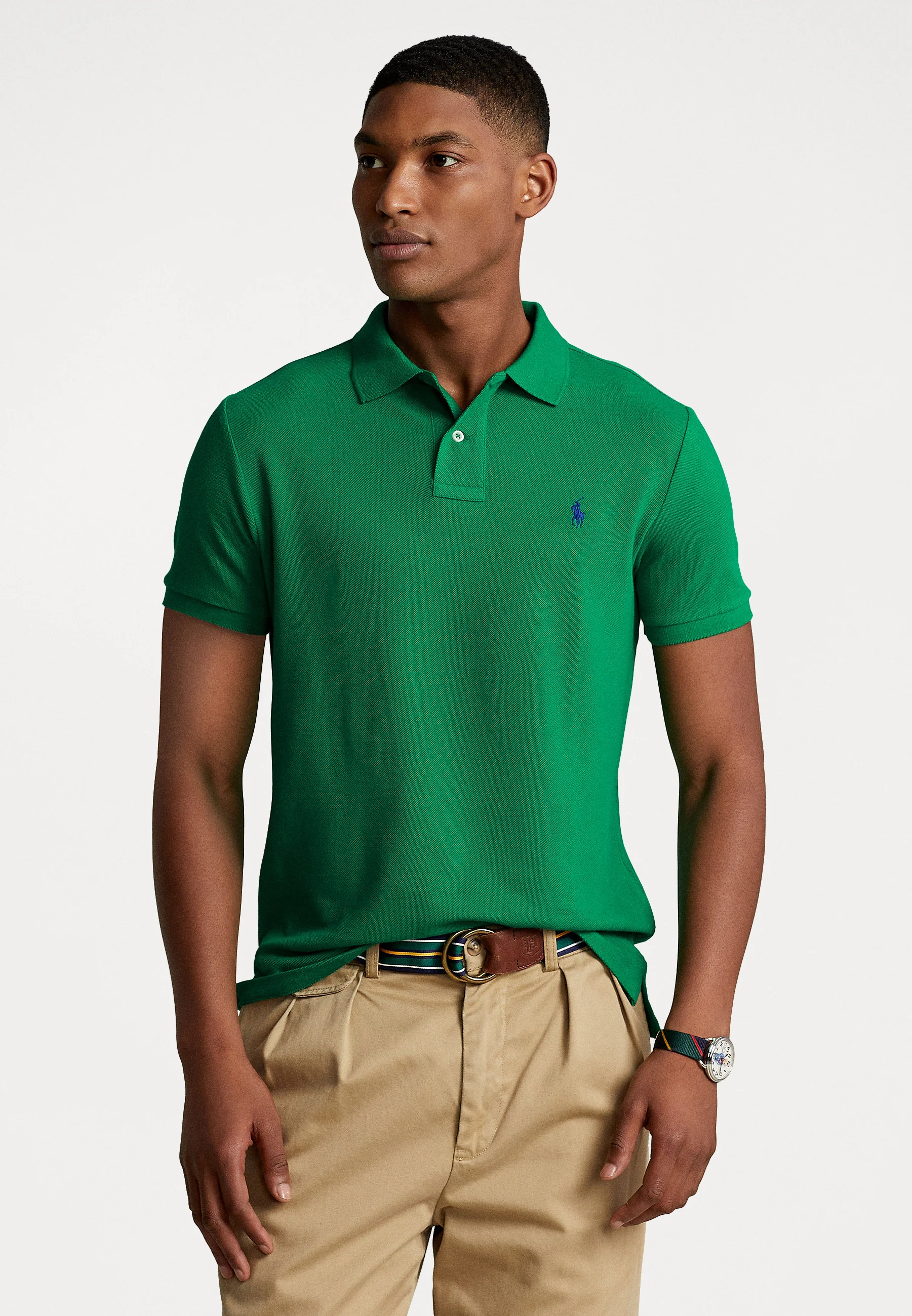 Polo Ralph Lauren Camisa polo de malla ajustada personalizada - Polo