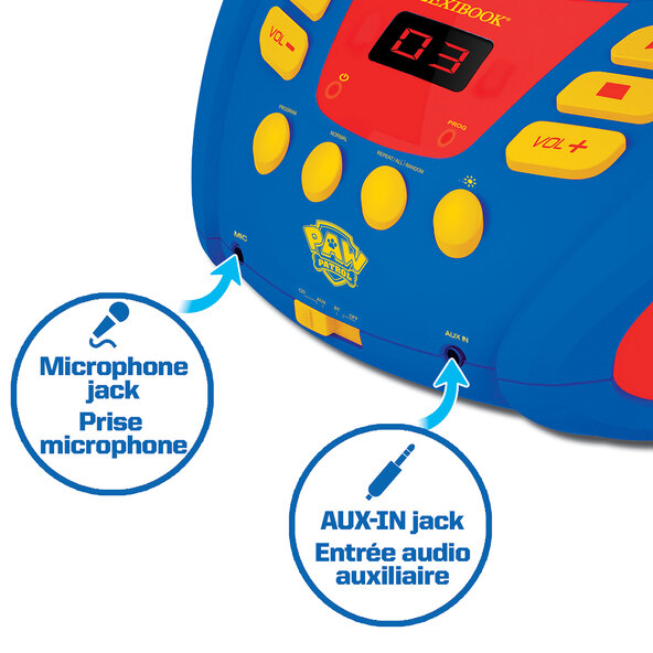 Paw Patrol Bluetooth® CD-Spieler mit Lichteffekten