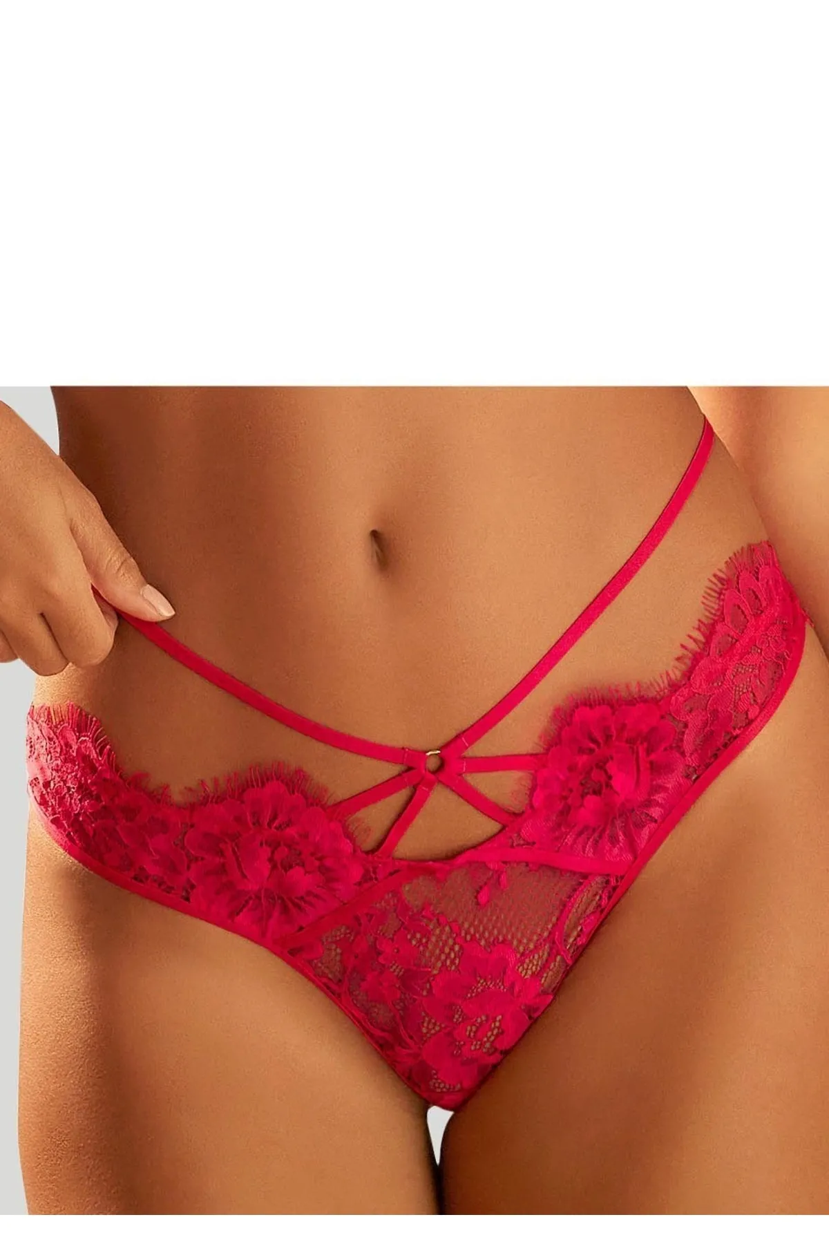 LASCANA  Slip - Rosa - Unifarben