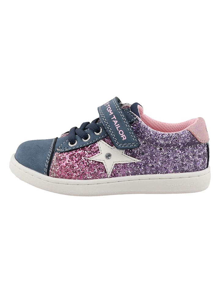 Tom Tailor Sneakers in Dunkelblau/ Rosa günstig kaufen