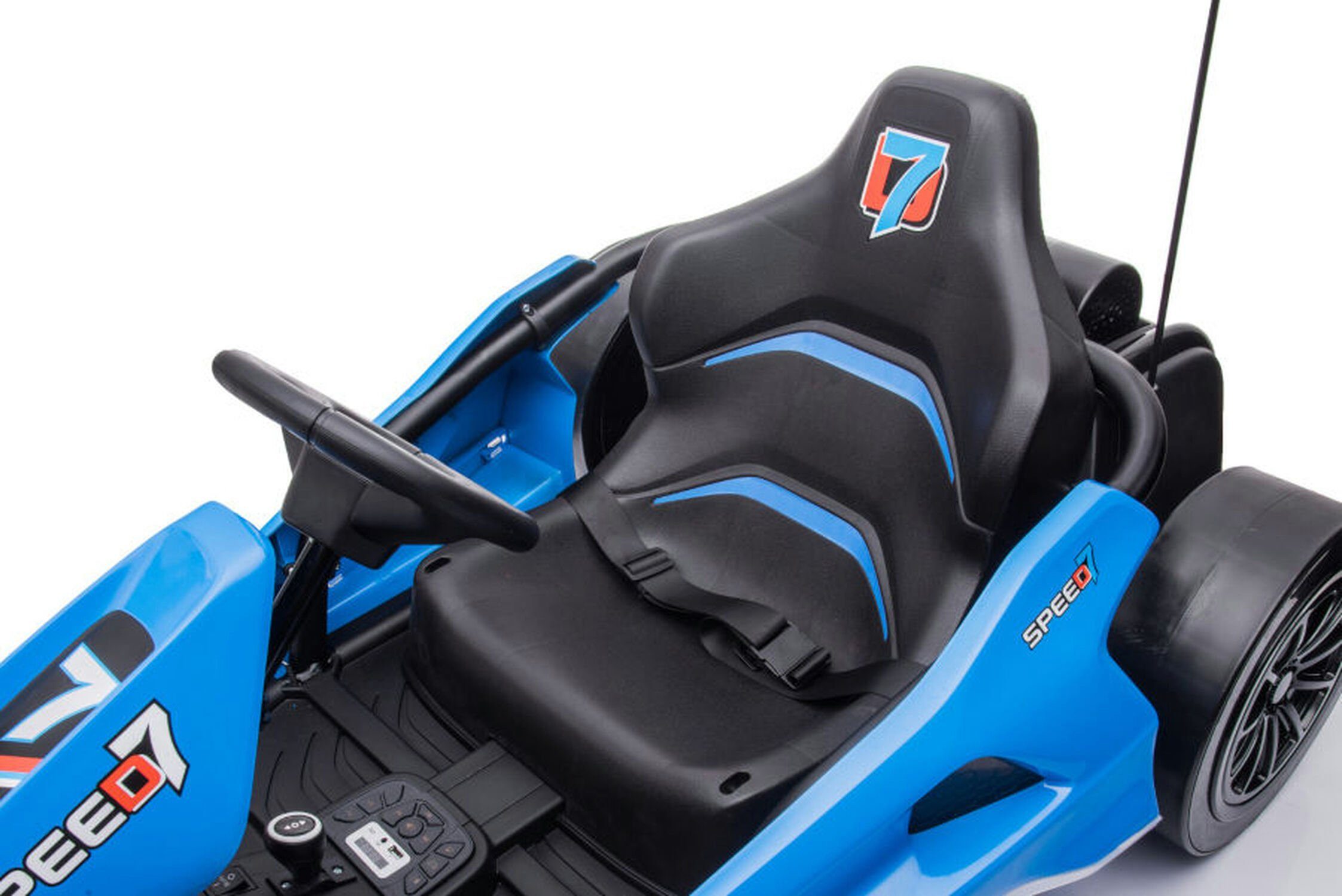 TPFLiving electric children's quad eDrift car - battery: 2 x 12 volts/7Ah, load capacity 60 kg, children's car - electric car - electric go-kart