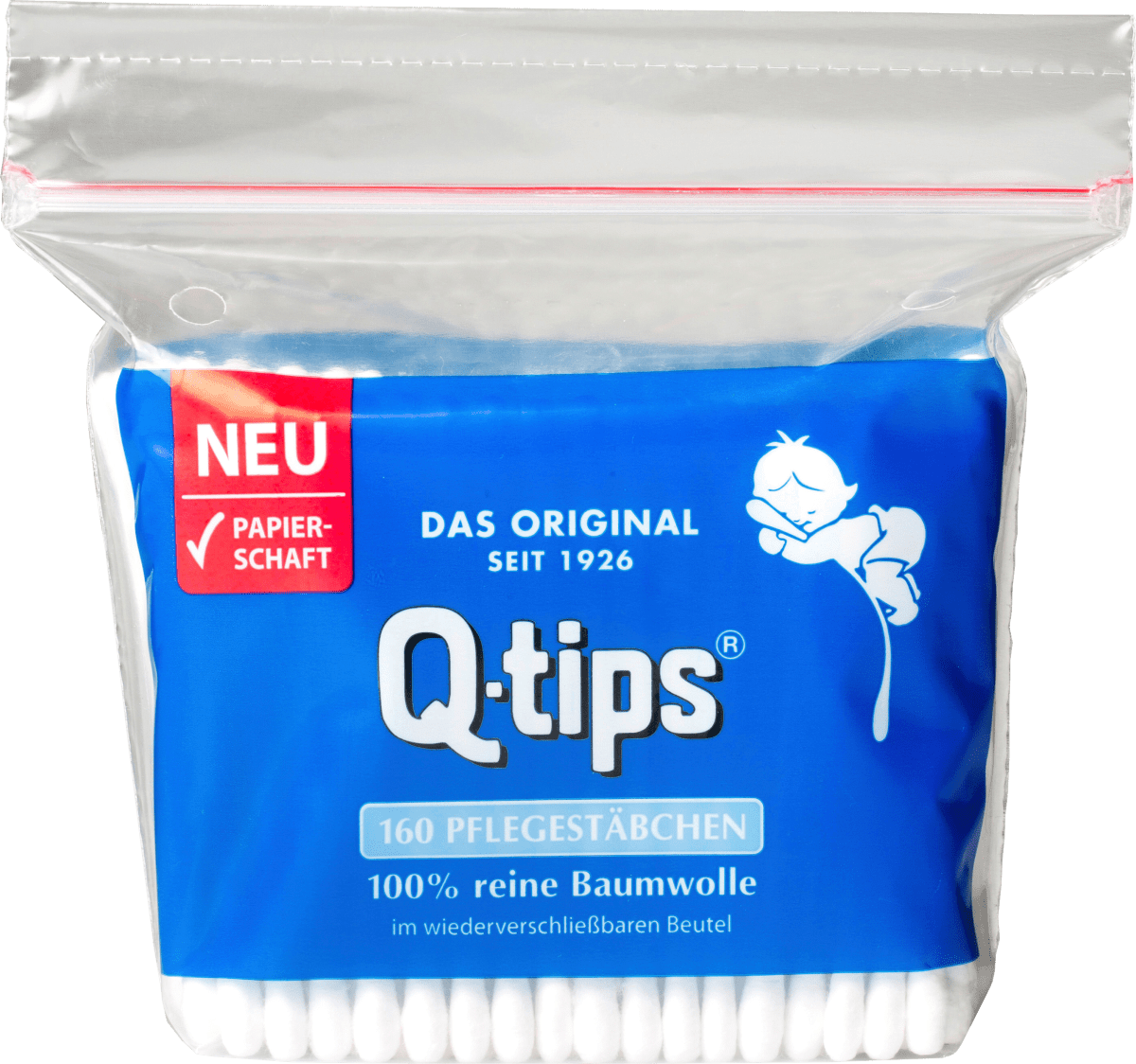 Wattestäbchen Nachfüllpack, 160 St