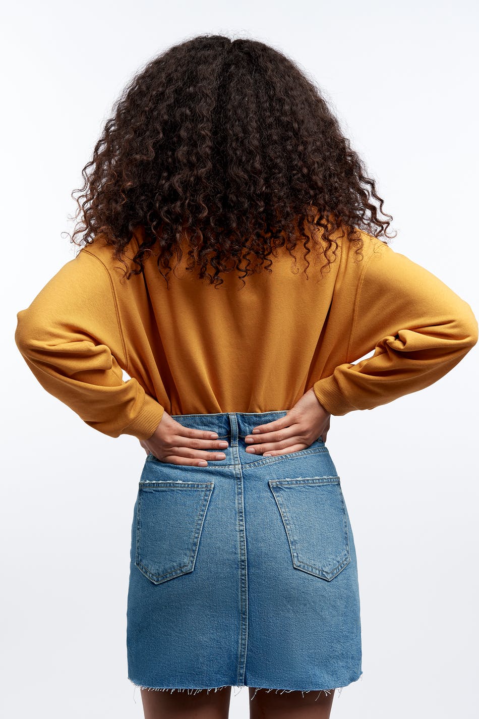 Vintage denim skirt