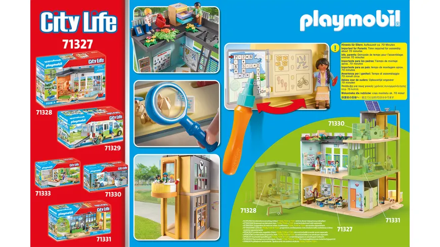 PLAYMOBIL 71327 - City Life - Große Schule