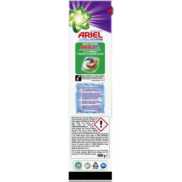 Color+ Pulver Colorwaschmittel 80 WL