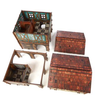Terrain Systems: Constructions - Merchant Houses (Medieval Town)