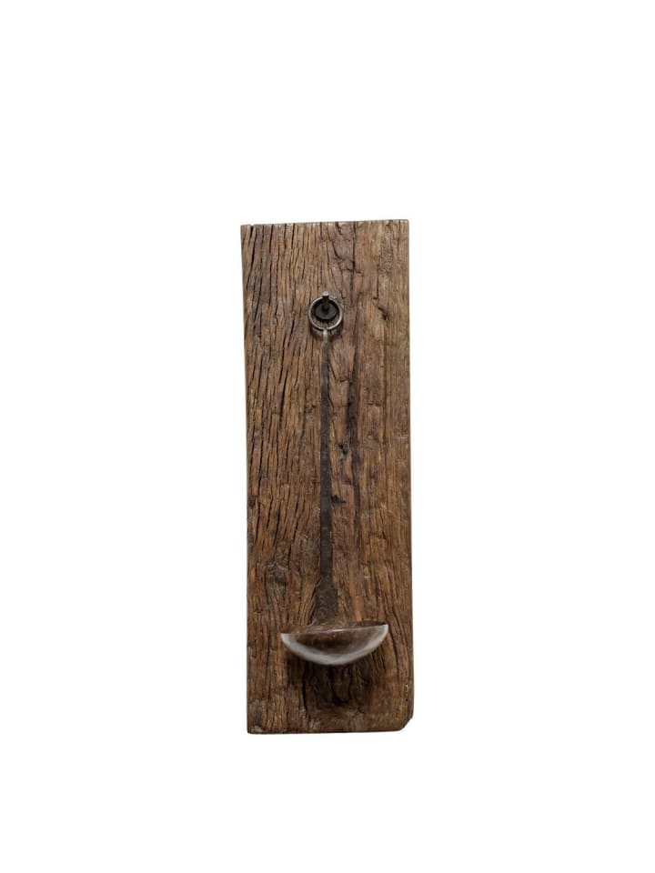 Chic Antique Grimaud Wandkerzenhalter aus Holz in natur günstig kaufen