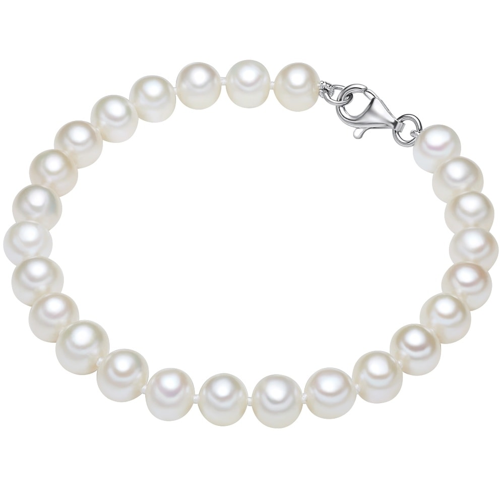 Valero Pearls Bracelet Argent sterling Perle de culture d'eau douce en Argent Bracelet