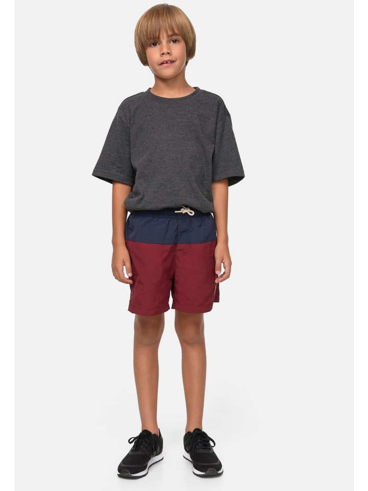 Urban Classics Urban Classics Badeshorts in navy/burgundy günstig kaufen