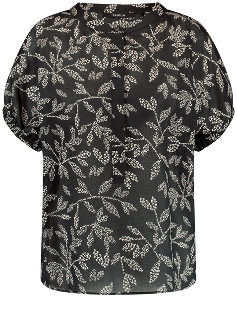 Blusenshirt aus leichtem Baumwoll-Voile