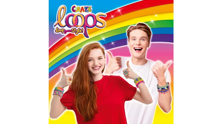 CRAZE - LOOPS Rainbow Box