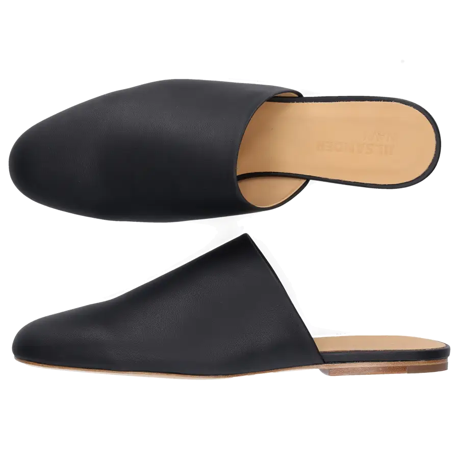 Jil Sander Navy - Slipper JN32001A Kalbsleder schwarz