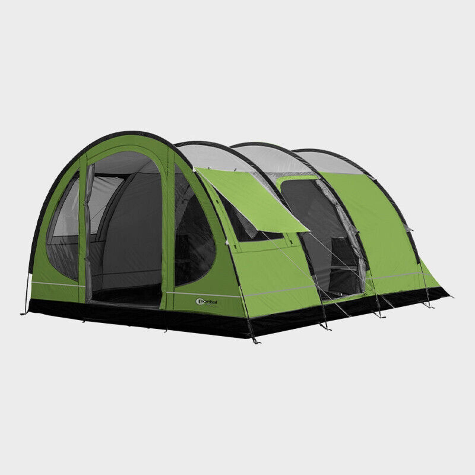 Portal Outdoor Tunnelzelt Zelt für 5 Personen wasserdicht wasserfest Familienzelt Camping Gamma, Personen: 5 (mit Transporttasche), mit Mokitonetz und Tragetasche