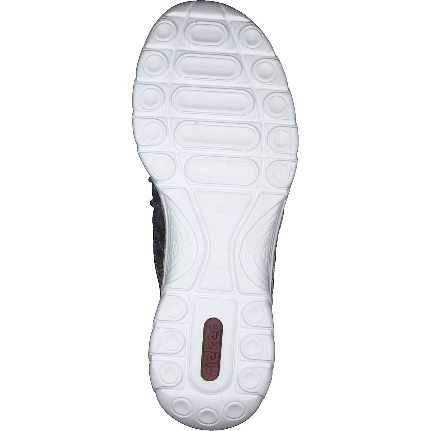 Rieker N42K1, Sneakers Low, Damen, marine/pazifik