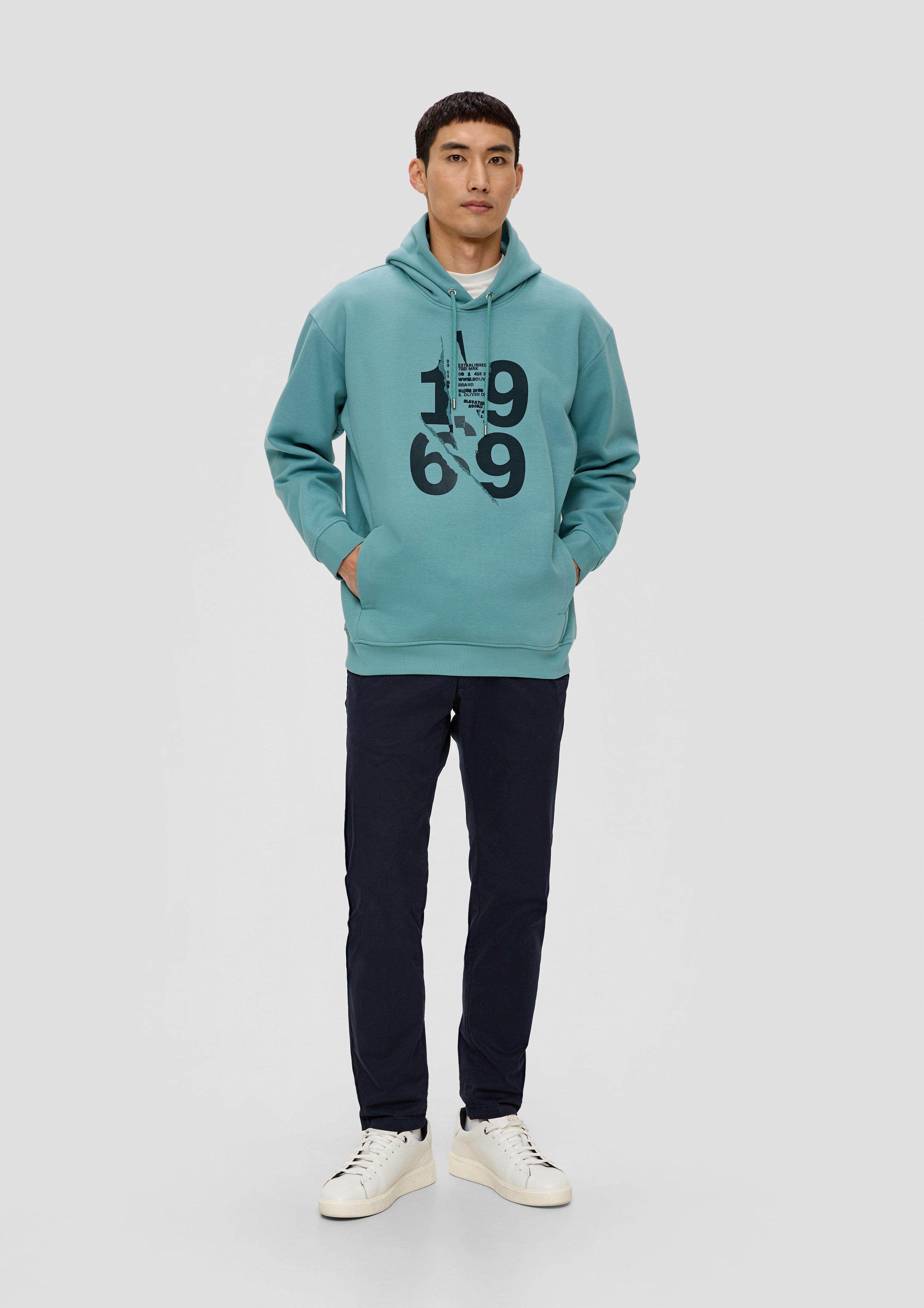 Kapuzensweater mit Frontprint  2138658-65D2