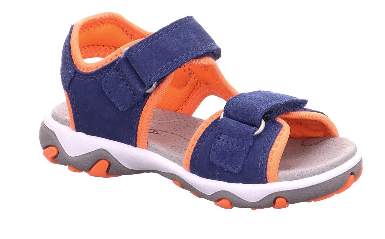 MIKE 3.0 - Blau/OrangeSandale mit Klettverschluss