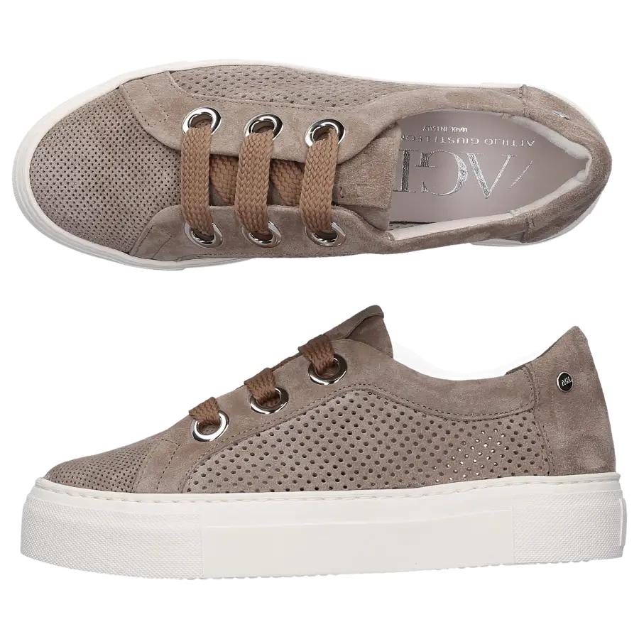 AGL Attilio Giusti Leombruni - Sneaker low 925173 Wildleder - beige
