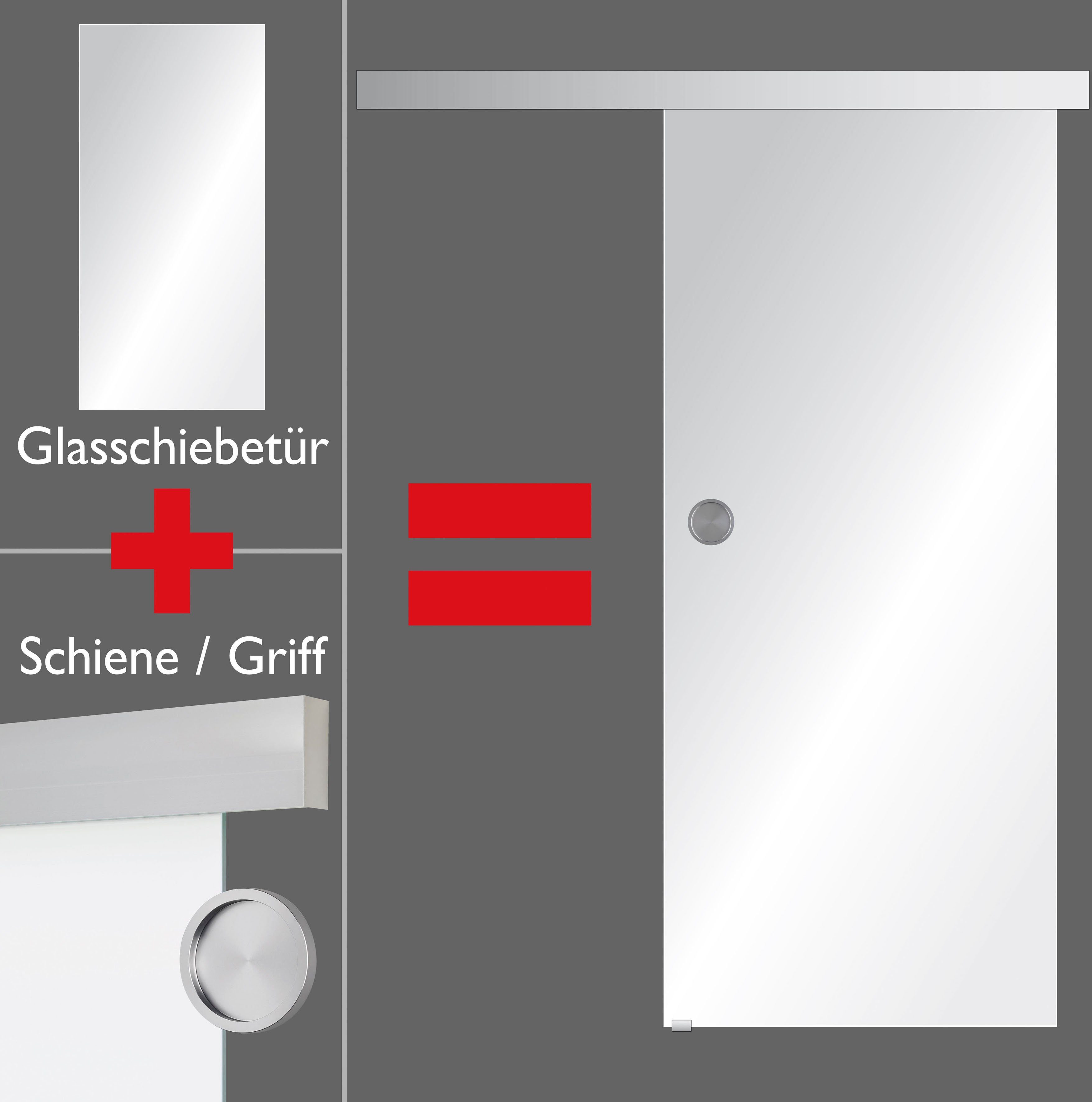 Renowerk Glasschiebetür Toja, S36/05, 94,0x206,0 cm