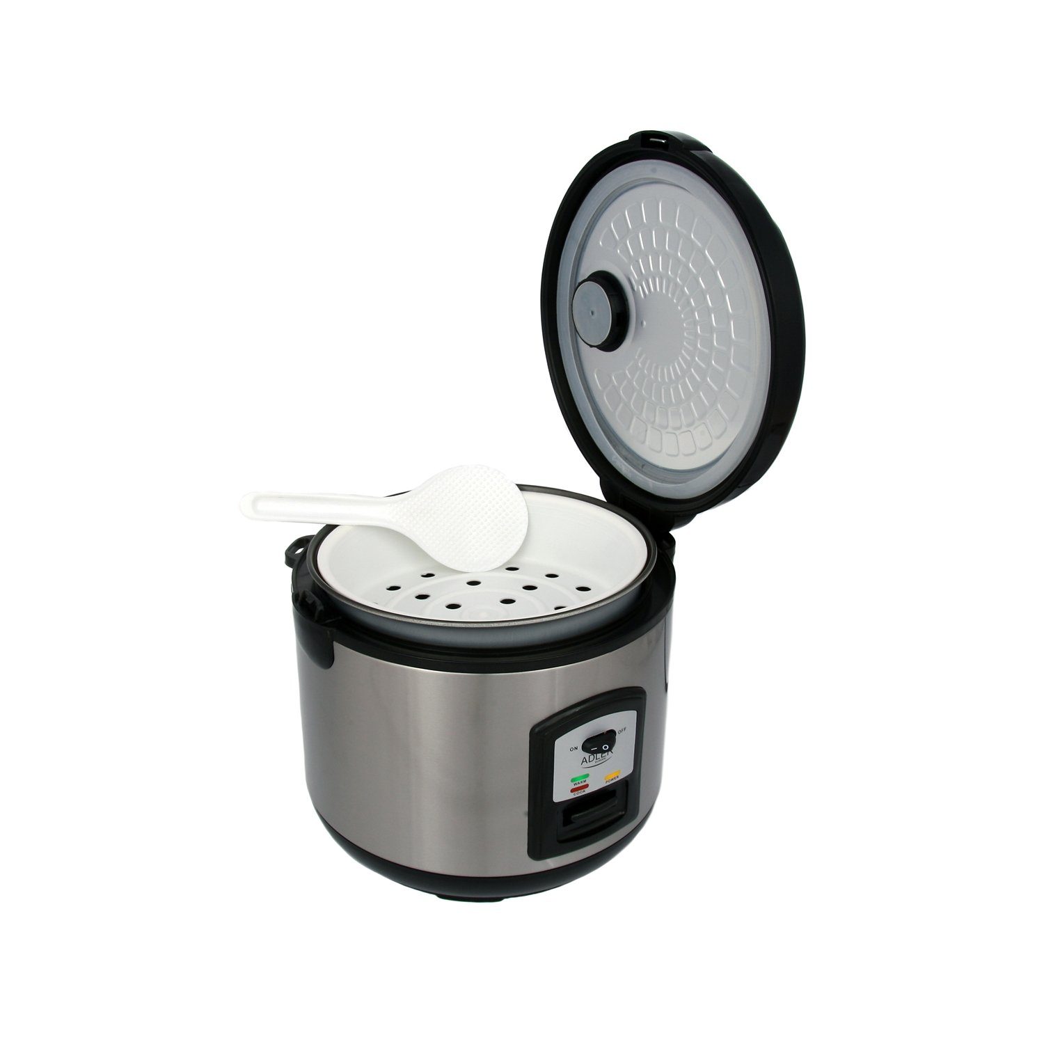 Adler Reiskocher AD 6406, 1000,00 W, Reis Kocher 1,5 L 1000W