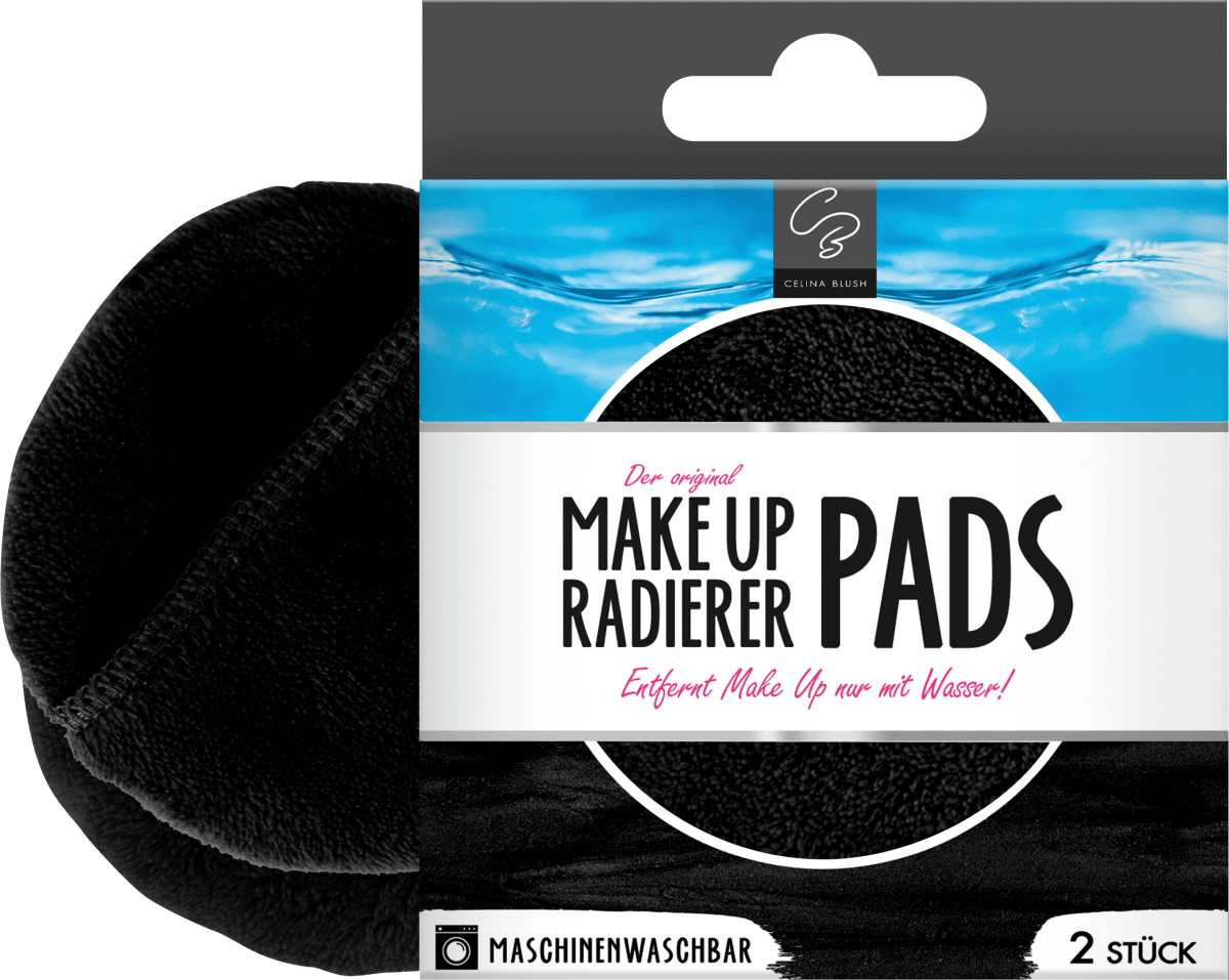 MakeUp Radierer Pad Schwarz, 2 St