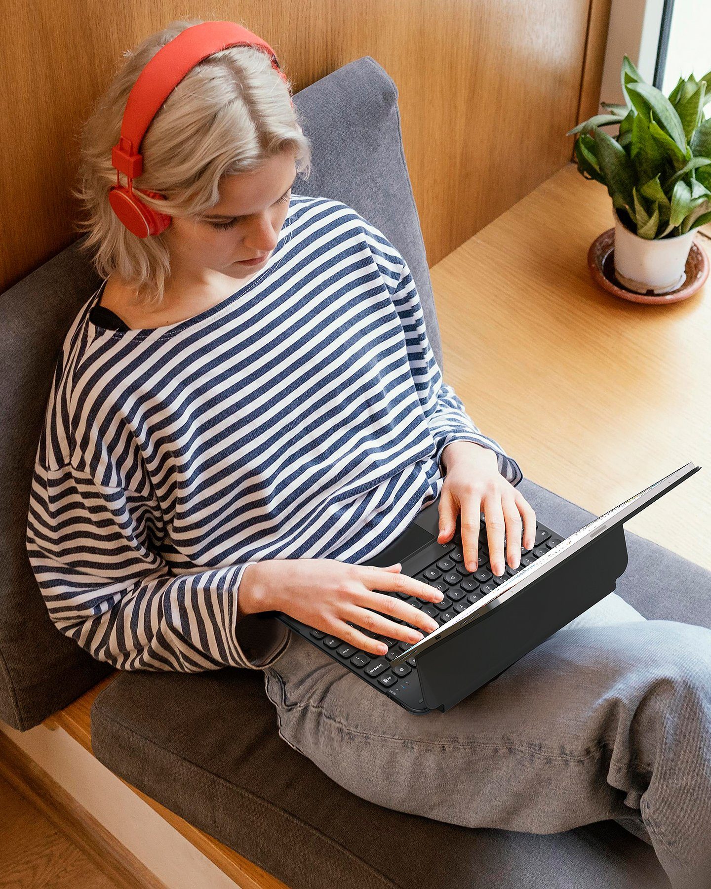 officelab für iPad Pro 12.9 Zoll 6/5/4 Gen, mit Touchpad iPad-Tastatur