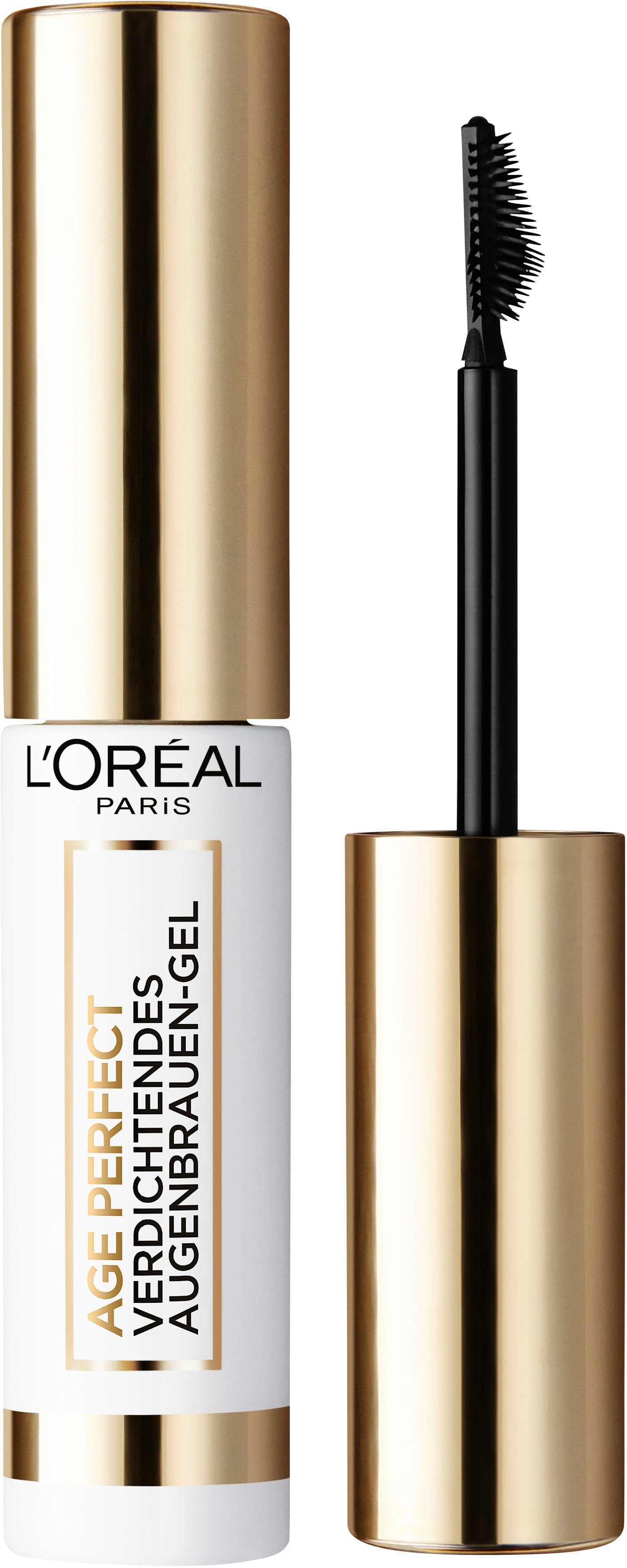L'ORÉAL PARIS Augenbrauen-Gel Age Perfect, Farbgel für volle Augenbrauen mit Jojobaöl