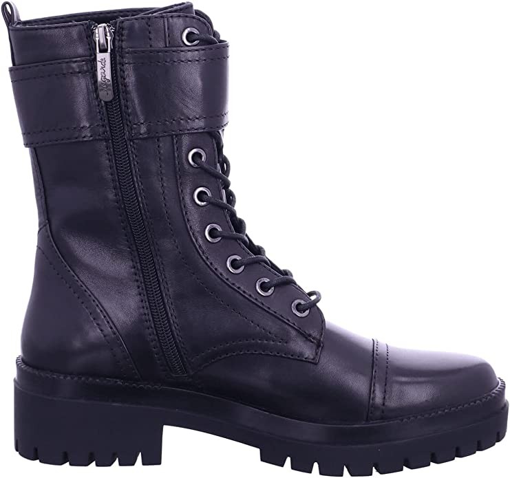 REGARDE LE CIEL Stiefeletten schwarz Schnürstiefel Boot Damen Schwarz Olga 07