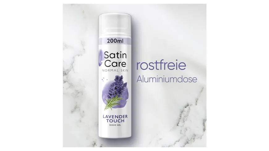 Gillette VENUS Rasiergel Satin Care Lavendel 200 ml 200 ml