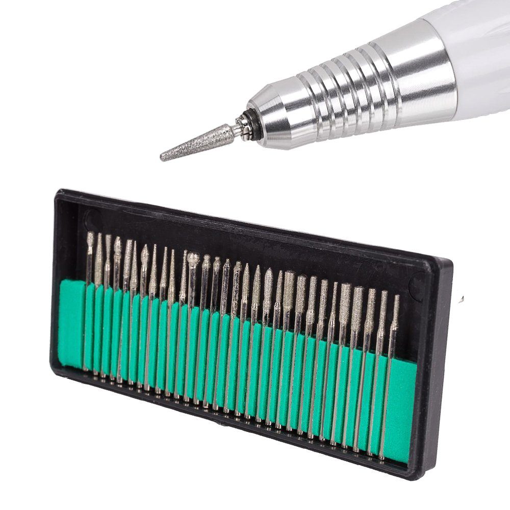 TolleTour Maniküre-Pediküre-Set Elektrische Nagelfräser Nagelfeile Maniküre Diamantschleifer