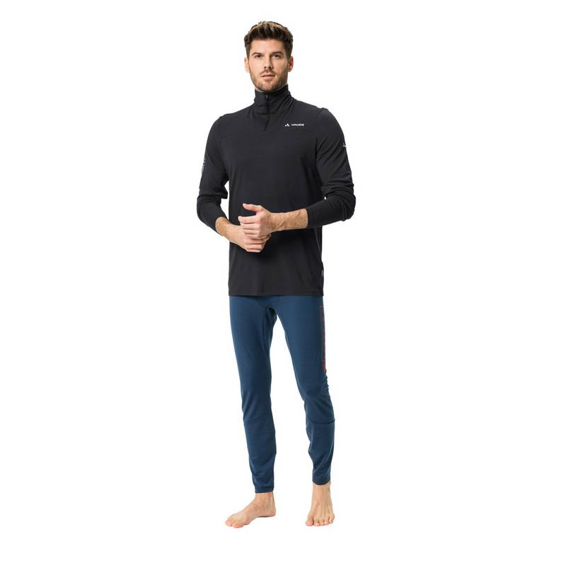 VAUDE Men's Monviso Wool Halfzip LS T-Shirt T-Shirt Herren