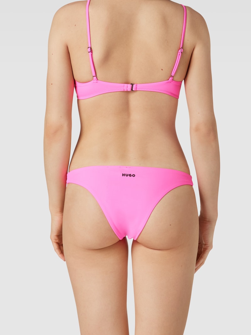 Bikini-Hose in unifarbenem Design Modell 'PURE' in pink