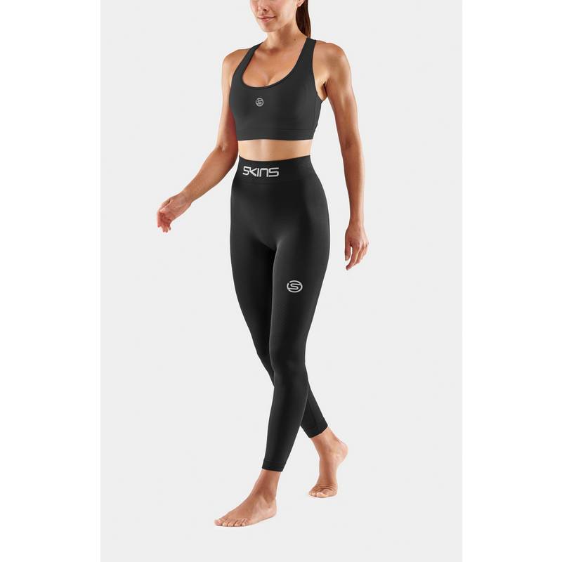 Skins Seamless Long Tight Tights Damen